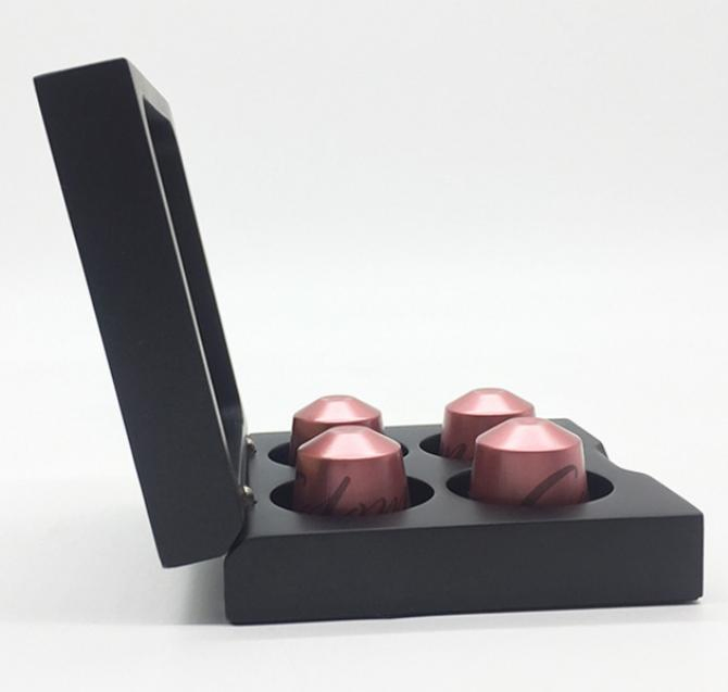 Wooden Capsule Coffee Box