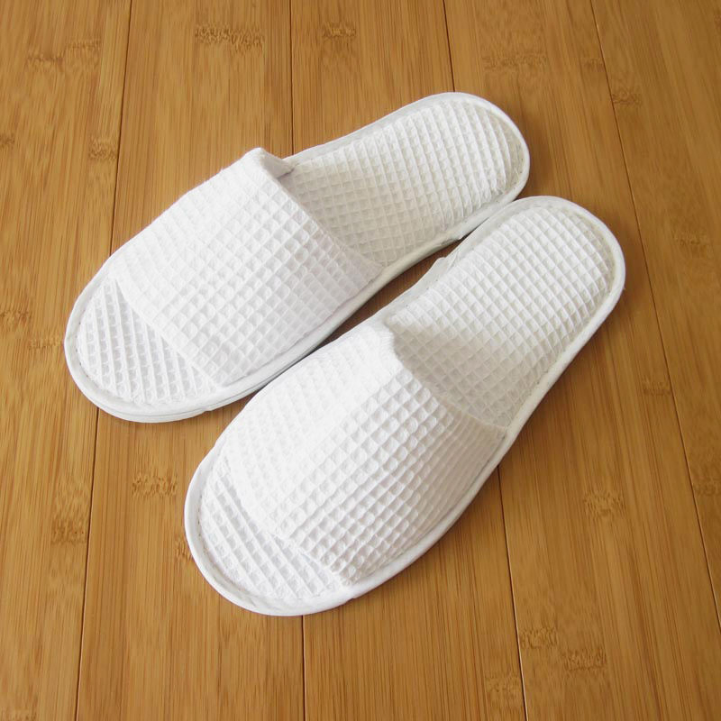 Bulk Hotel Waffle Slipper with EVA Sole Luxury Hotel Slipper