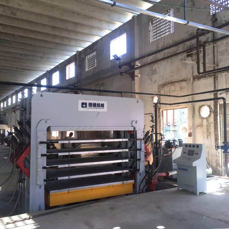 Durable Melamine Moulded Door Skin Hot Press Machine for Laminating Melamine Door Skin