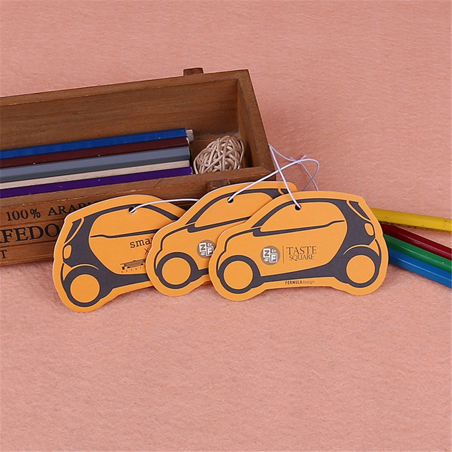 Car Perfume Air Freshener Fragrance Paper Cleaner Emapty Hanging Air Freshener Paper