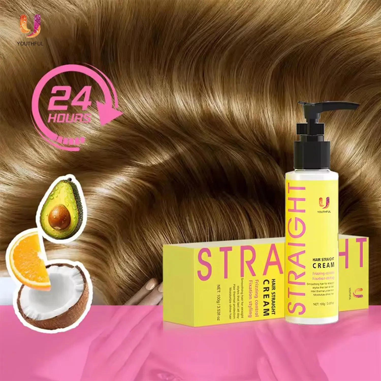New Arrival 15 Minutes Speedy Silky 3 in 1 Hair Straightening Cream
