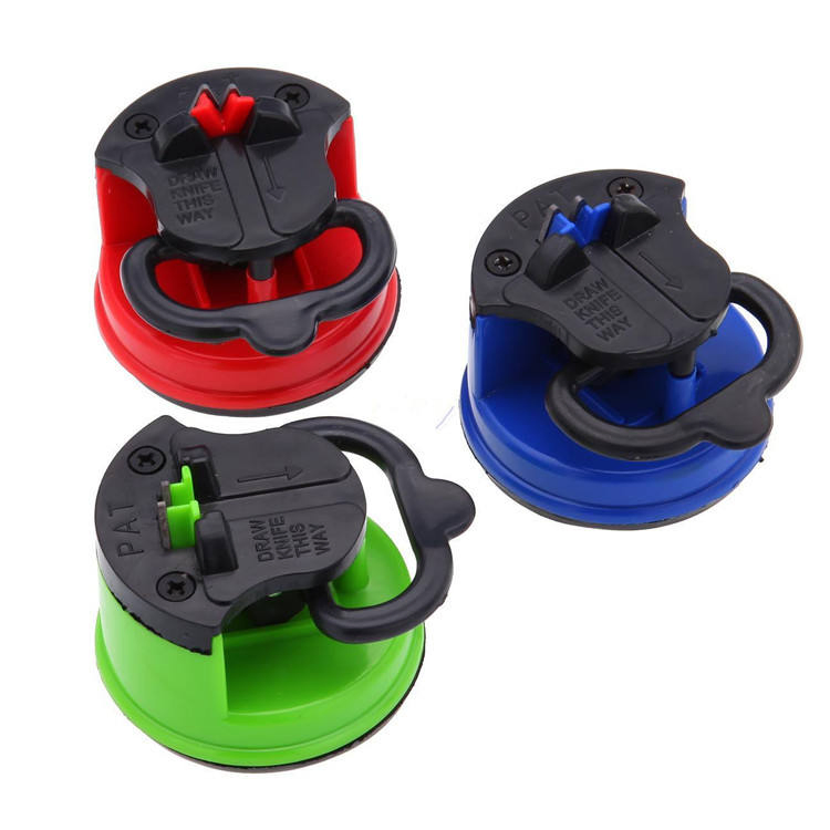 Factory Wholesale Custom Logo portable Mini Knife Sharpener with Suction Pad