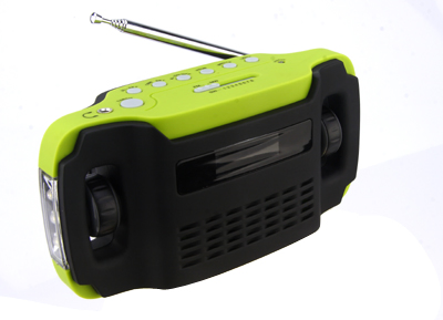 Радио Dynamo Sorbo с солнечной панелью и фонариком