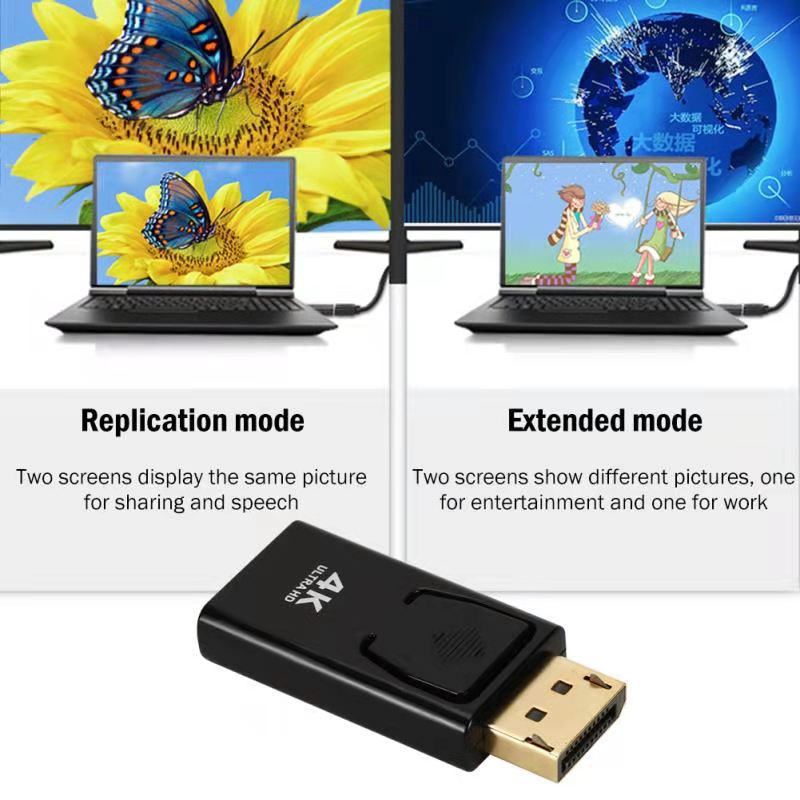Конвертер DP на HDMI, 4K, 3D