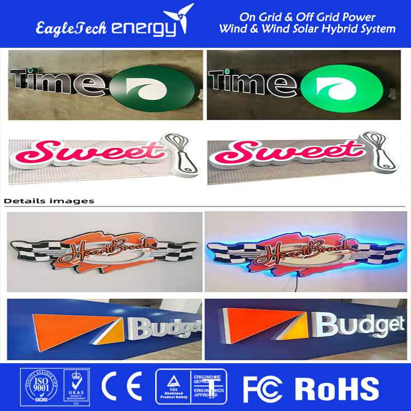 High Quality LED Letters Illuminated Light Letters Sign for Shop and Supermarket