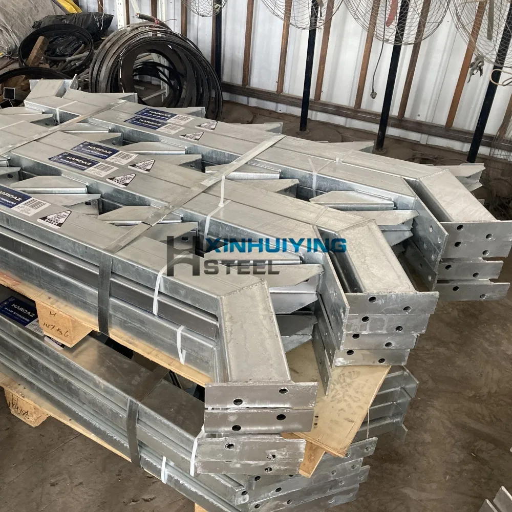 Australia Standards Galvanised Steel Stringers Custom Metal Steel Stairs Outdoor