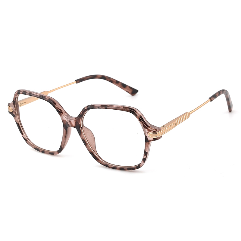 New Arrival Flexible Geometric Tr90 Metal Optical Frames Budget Modern Fashion Design Eyewear for Women Men