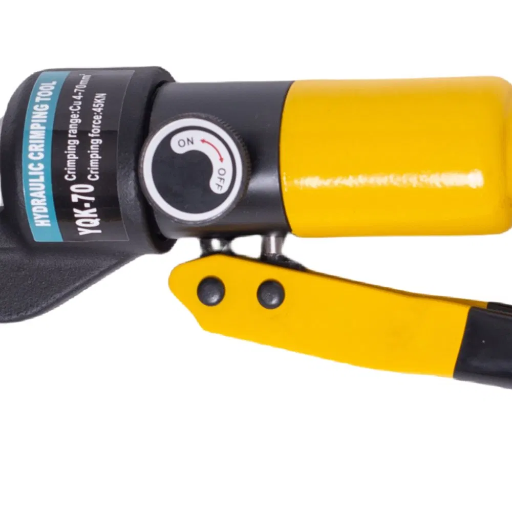 Yqk-70 Manual Pliers Portable Hand Operated Cable Terminal Crimper Hydraulic Crimping Tool
