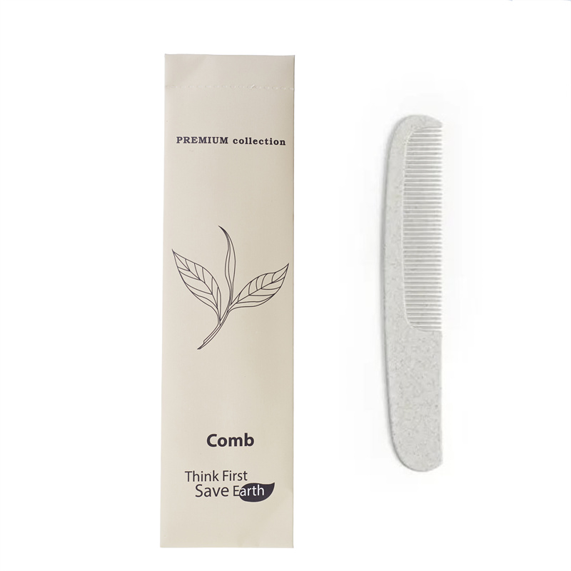 Disposable Hotel Amenities Kit Biodegradable Eco Friendly Hotel Supplies Amenities Guest Hygiene Set with Stone Paper