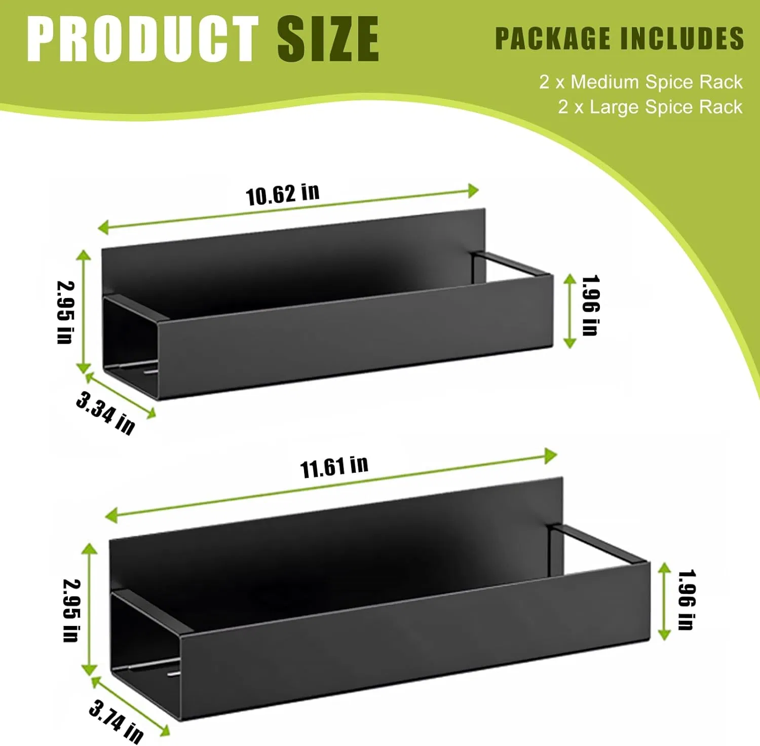 Hot Sale Kitchen Set Spice Rack Magnetic Refrigerator Holder Microwave Shelf