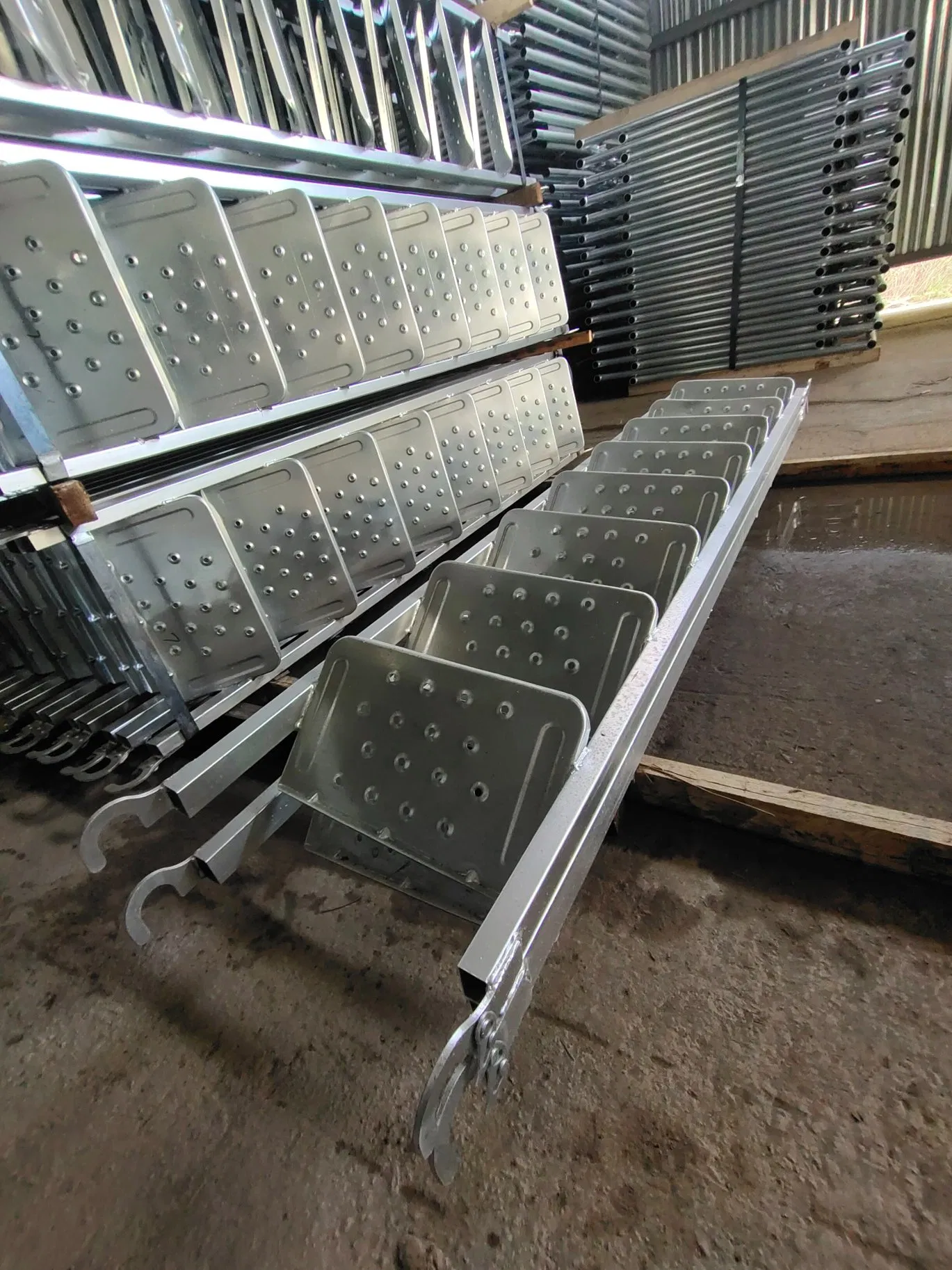 Meter Length Galvanized Steel Scaffold Ladder Staircase for Scaffolding