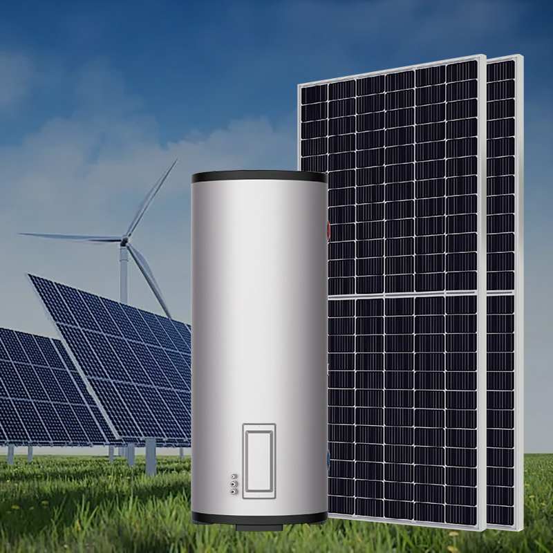 Elarge Capacity Enamel Tank Solar PV Electric Water Heater for Bathing