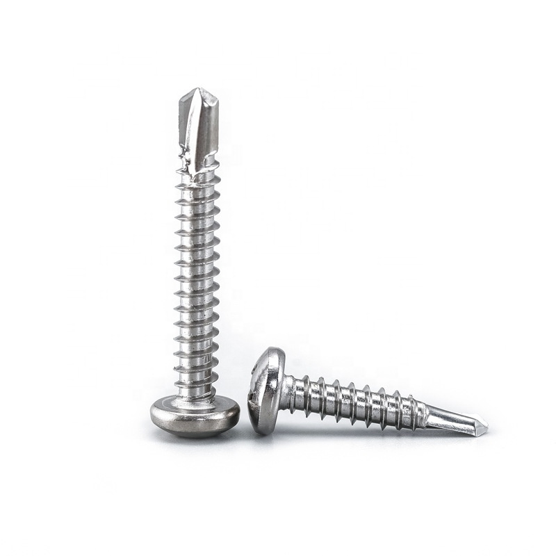 China Fasteners M3 M6 M8 Pan Head Screw Furniture Metal Stainless Steel Self Drilling Screw