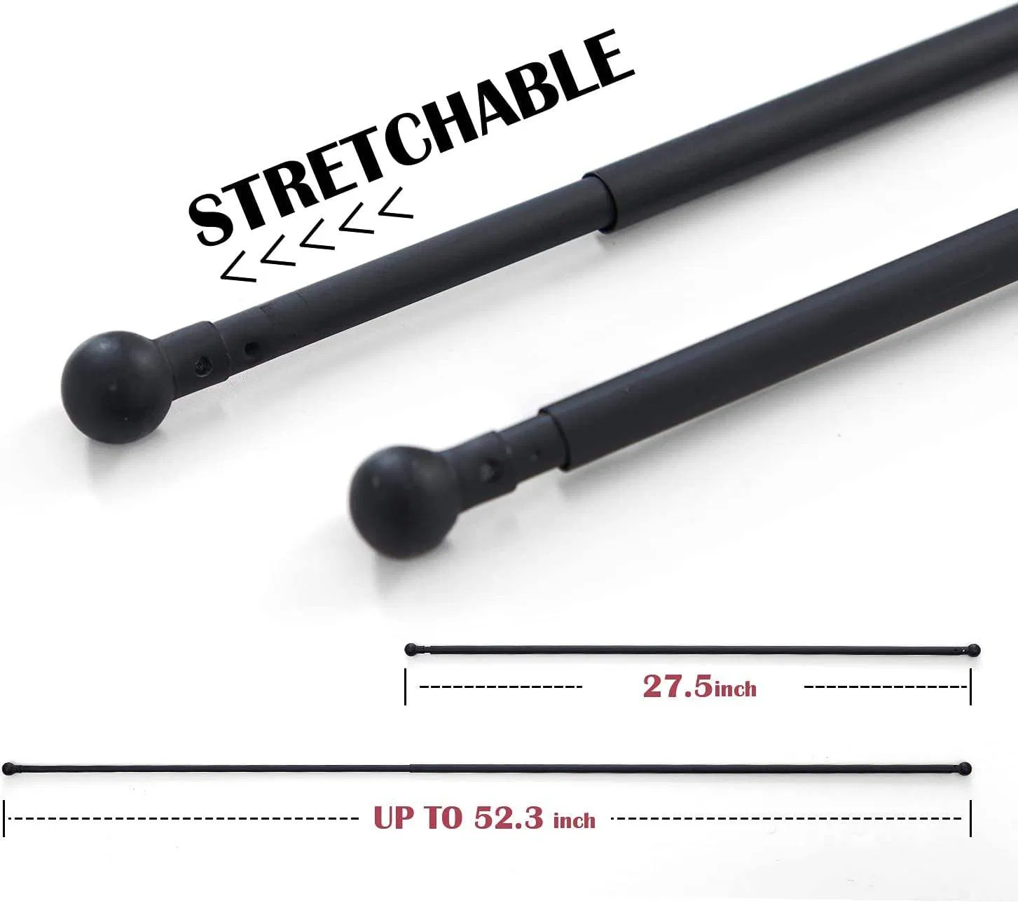 New Product Mini Tension Rod Tension Rod with Elegant Appearance