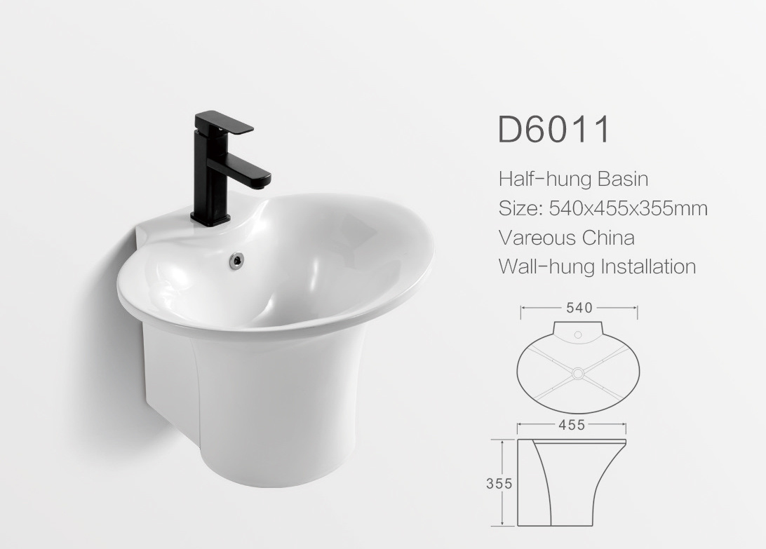 Discount Washing Wall-Hung Basin Bathroom Basin Sink