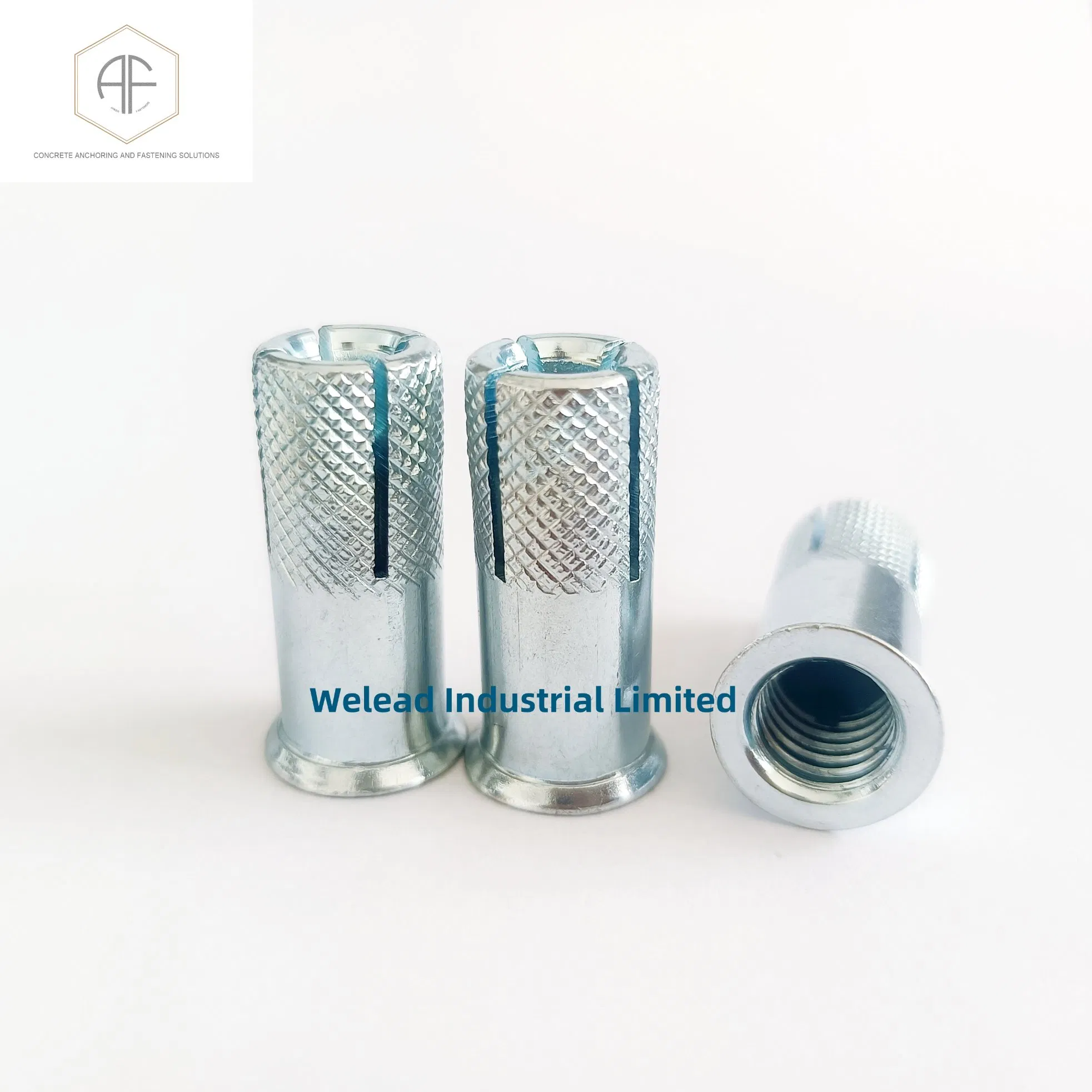 Анкерный болт с фланцем для бетона, оцинкованный