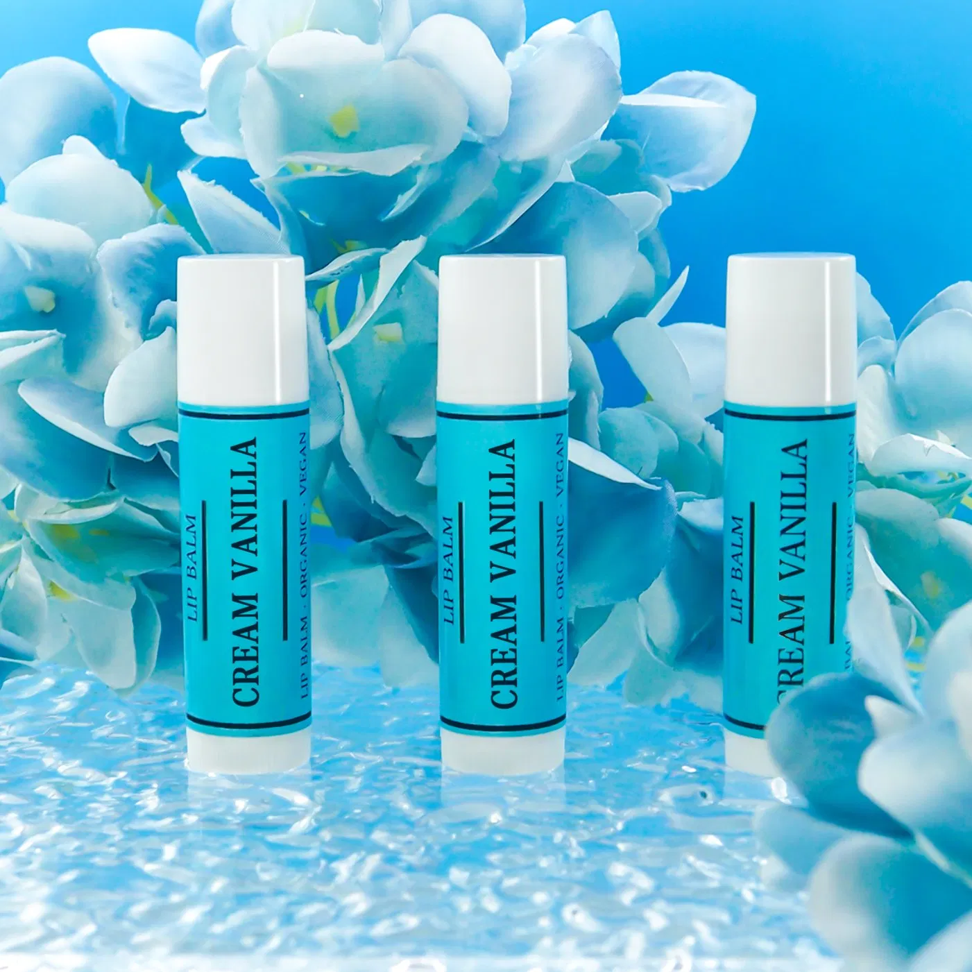 Beauty Cosmetics Skin Care Repairing Chapped Dry Lip Vanilla Lip Balm