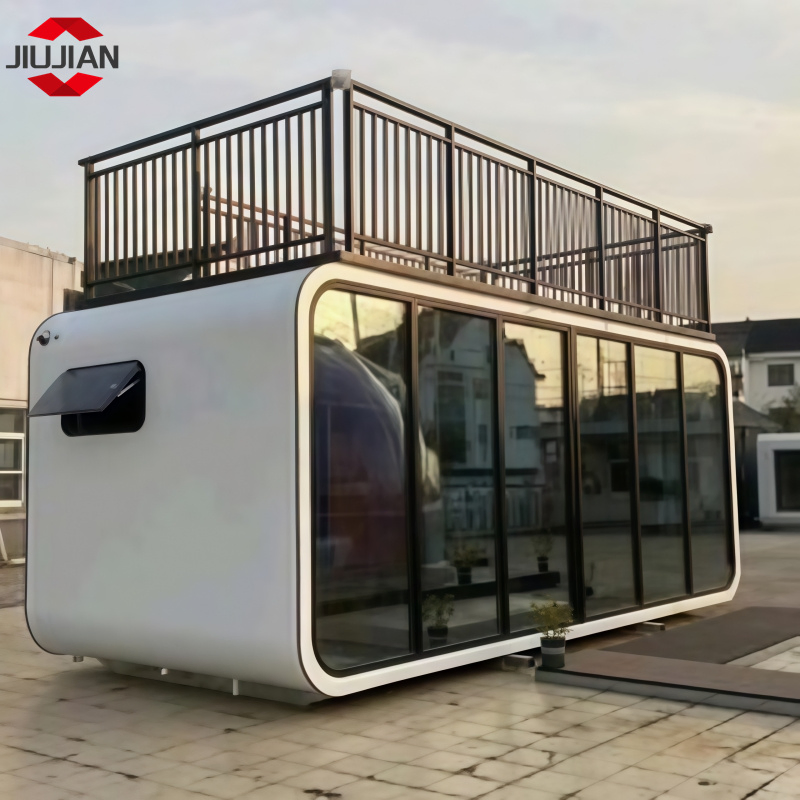 2025 High Quality Modern Prefab Apple Cabin House with Bathroom and Bedroom