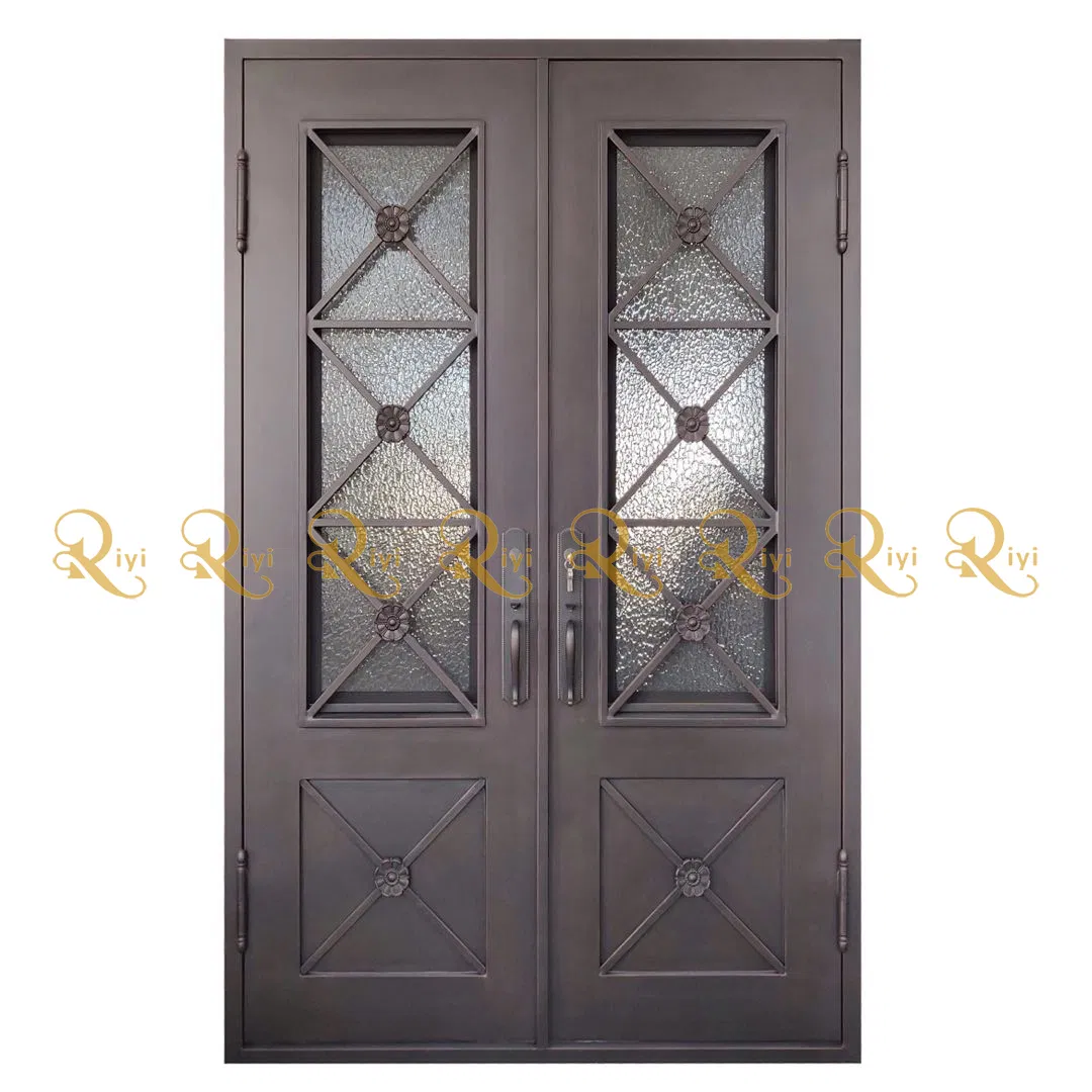 Security Door Thermal Insulation Wrought Iron Door