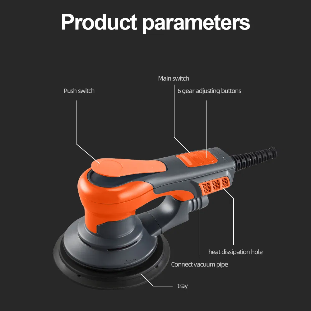 AC 350W Car Waxing Sander, Handheld Electric Polisher for Cars and Woodworking