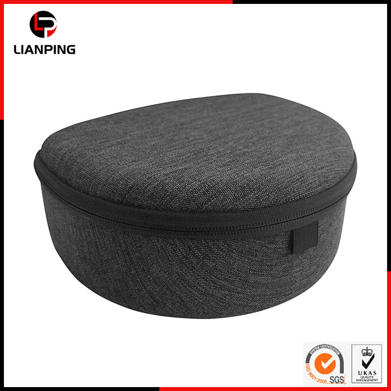 Portable Hard Shell Protective Shockproof EVA Headphone Case with Zipper