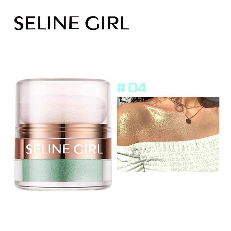 Seline Girl Makeup Fairy Patting Loose Powder Highlighter Body Glitter