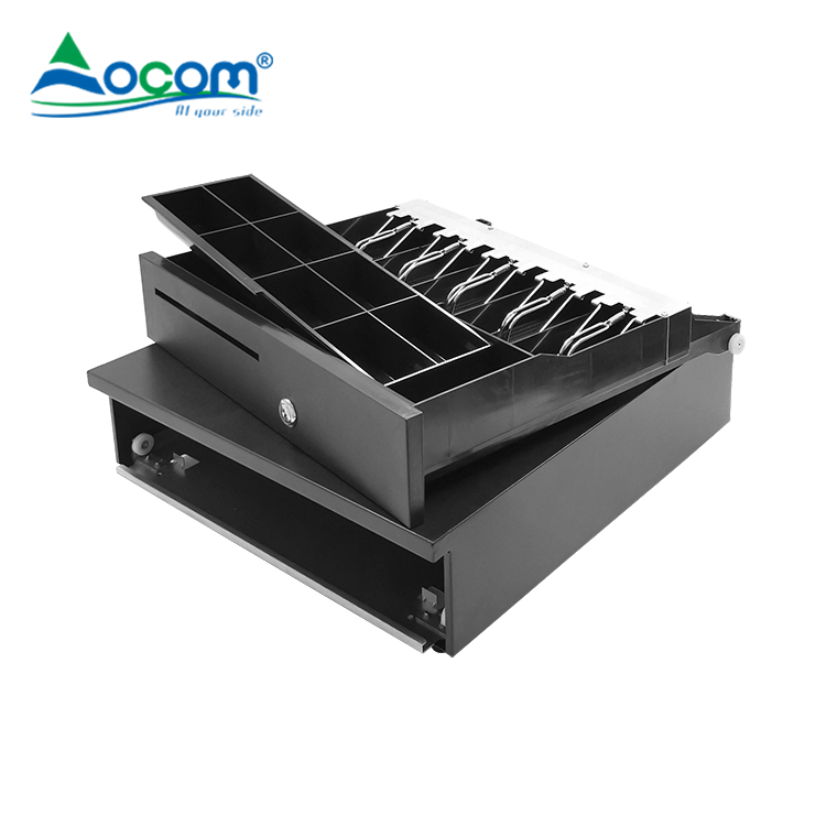 Ecd-420X, Ocom Durable Secc/SPCC Metal Cash Drawer, 5 Bill 8 Coin