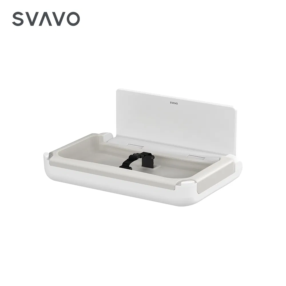 Commercial Restroom Wall Mounted Horizontal Diaper Changing Table Foldable Baby Diaper Station