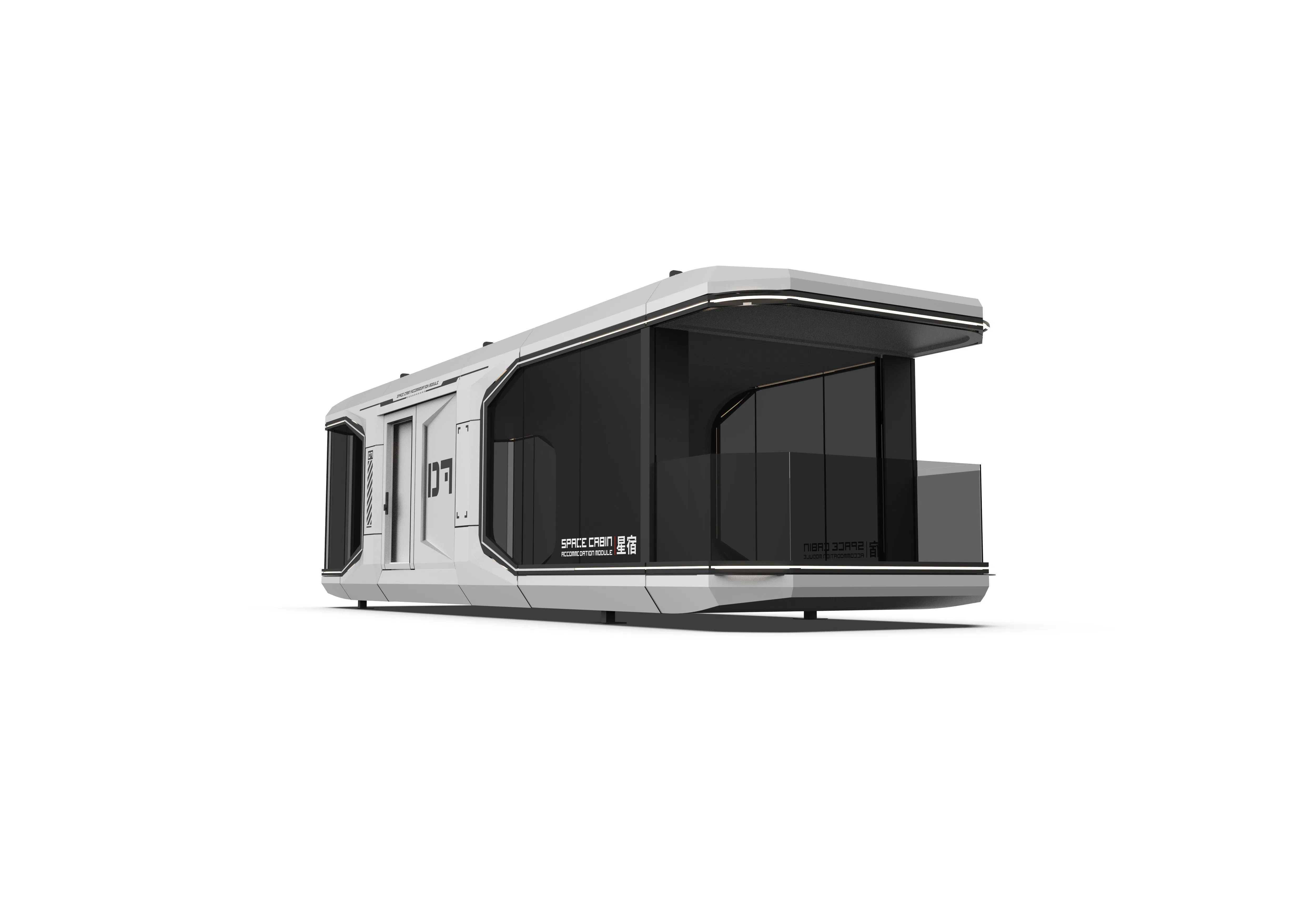 D7 China Factory Hot Sale Mobile Portable Movable Cabin Hotel Container Home Space Capsule House for Glamping New Design 2024