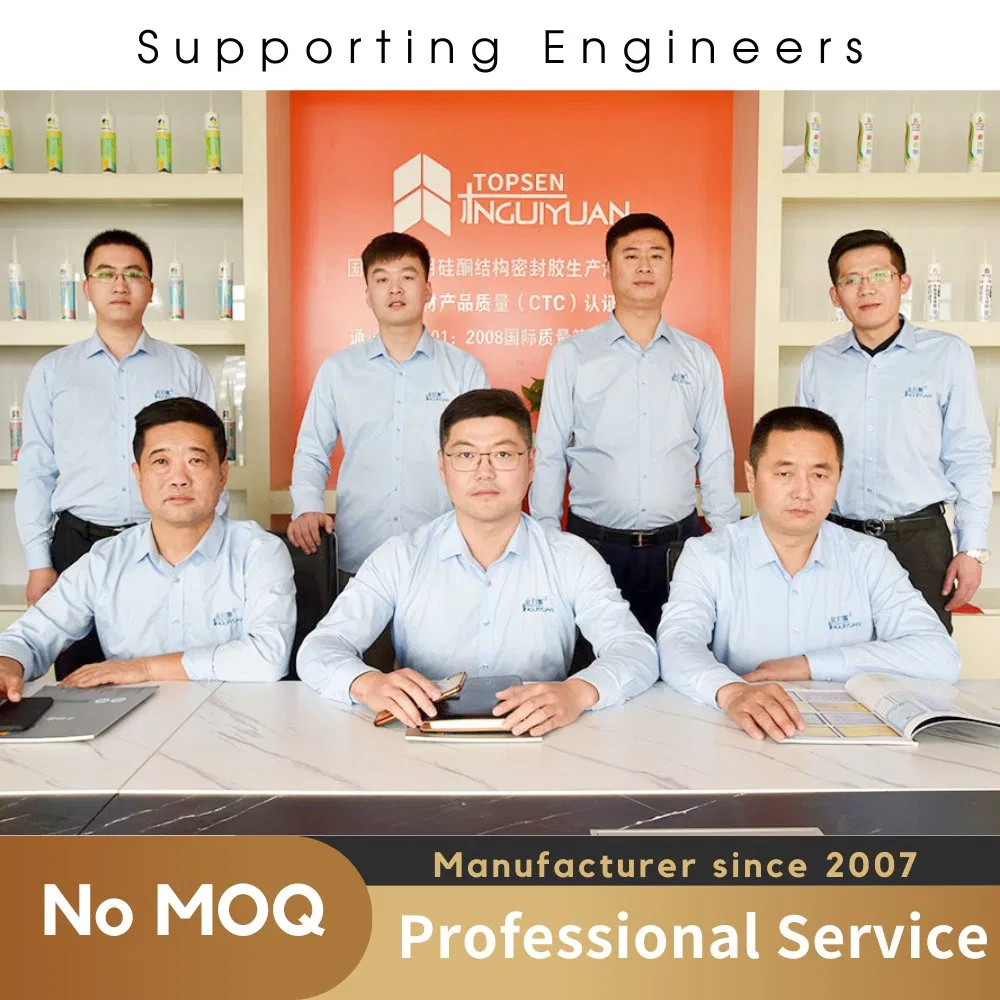 Fire Rated Door Heat Resistance Fireproof Silicon Sealant Metal Glue