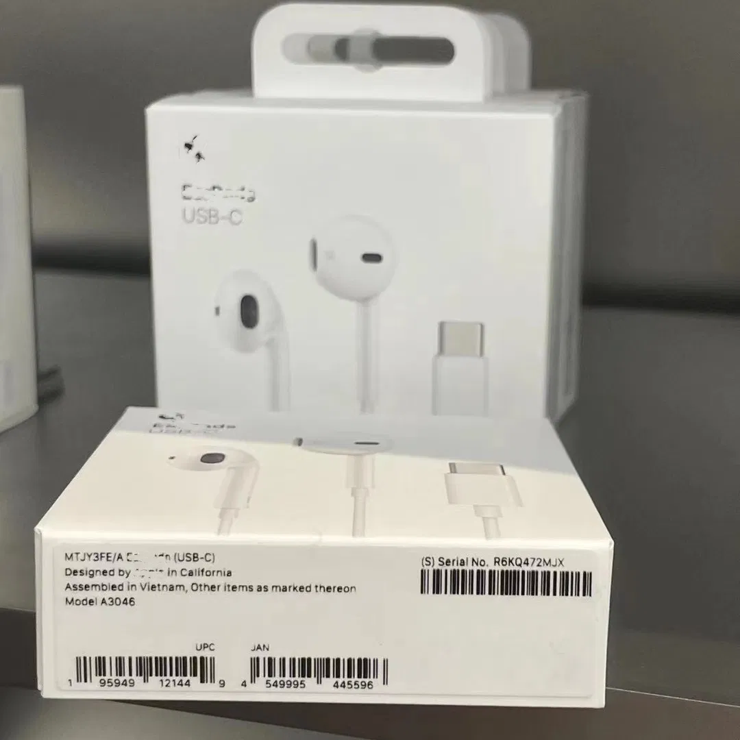 3.5mm for Android Direct Plug Wired Earphones Type-C Digital in-Ear Crystal Box Earphones