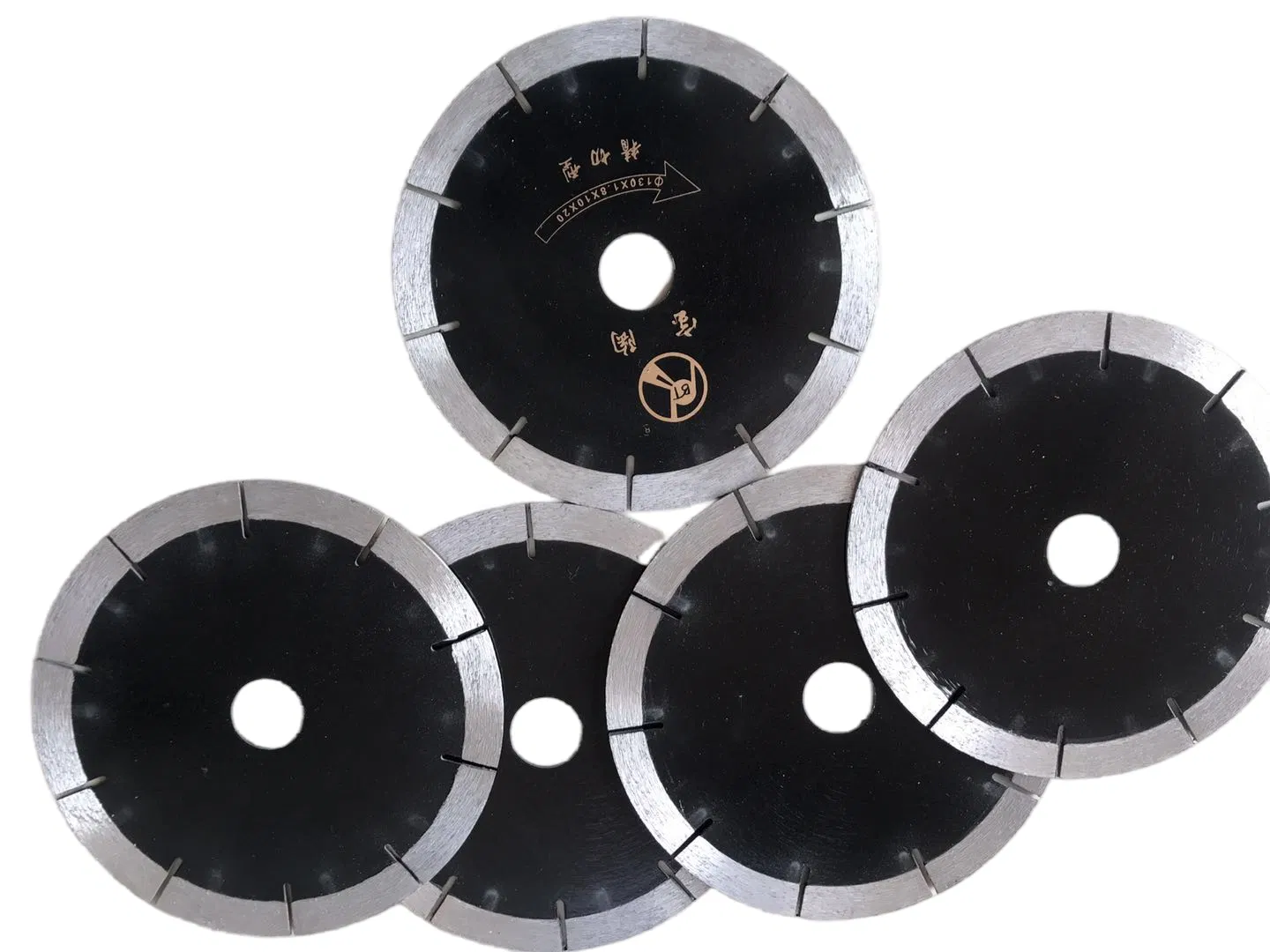 130mm Professional Black Diamond Segmented Blades for Heavy-Duty Use