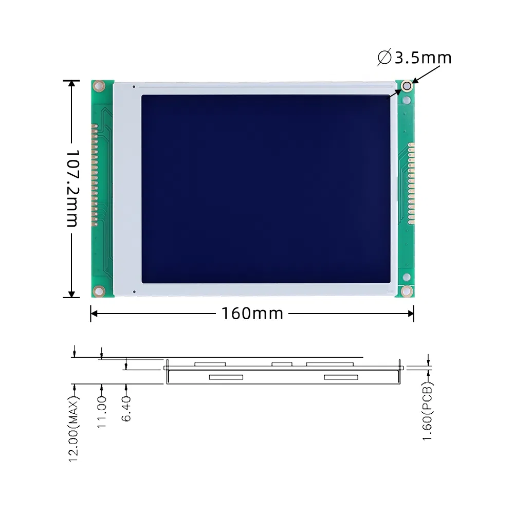 Графический ЖК-дисплей Blue Film 5.7 дюймов 320x240