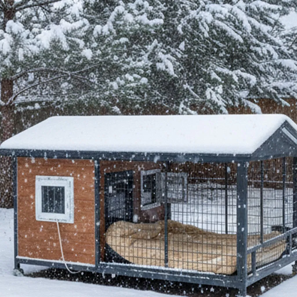 Elevated Solid Wood Dog House Creates Exclusive Outdoor Spaces
