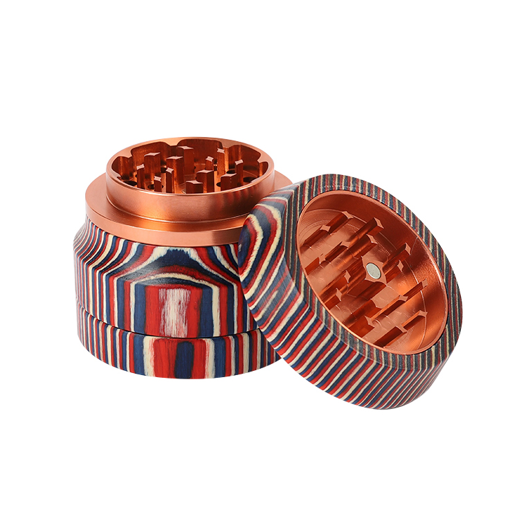 Smoking Accessories 63mm Dry Wood Herb Grinder for Tobacco and Kitchen