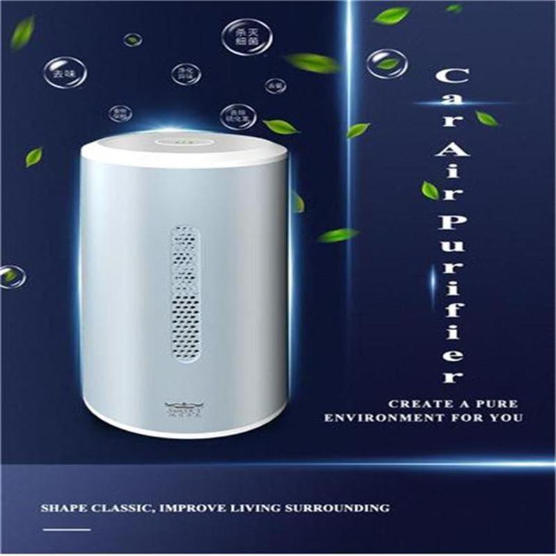 Button Design One-Click Purifier Ozone Sterilized Air Purifier for Home or Car
