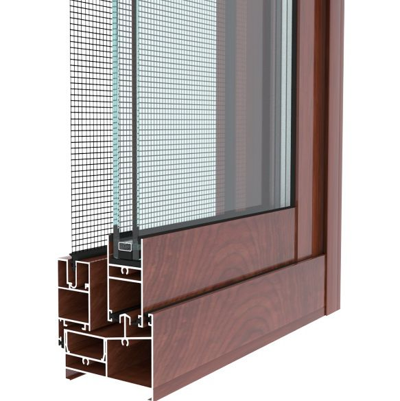 Premium 908 Series Sliding Aluminium Window with Double Glazing