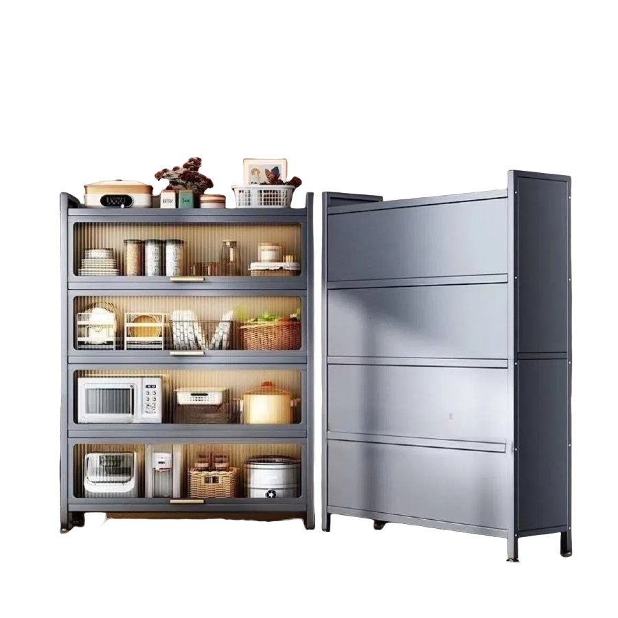 Stackable Stainless Steel Cupboard Optimizes Warehouse Space