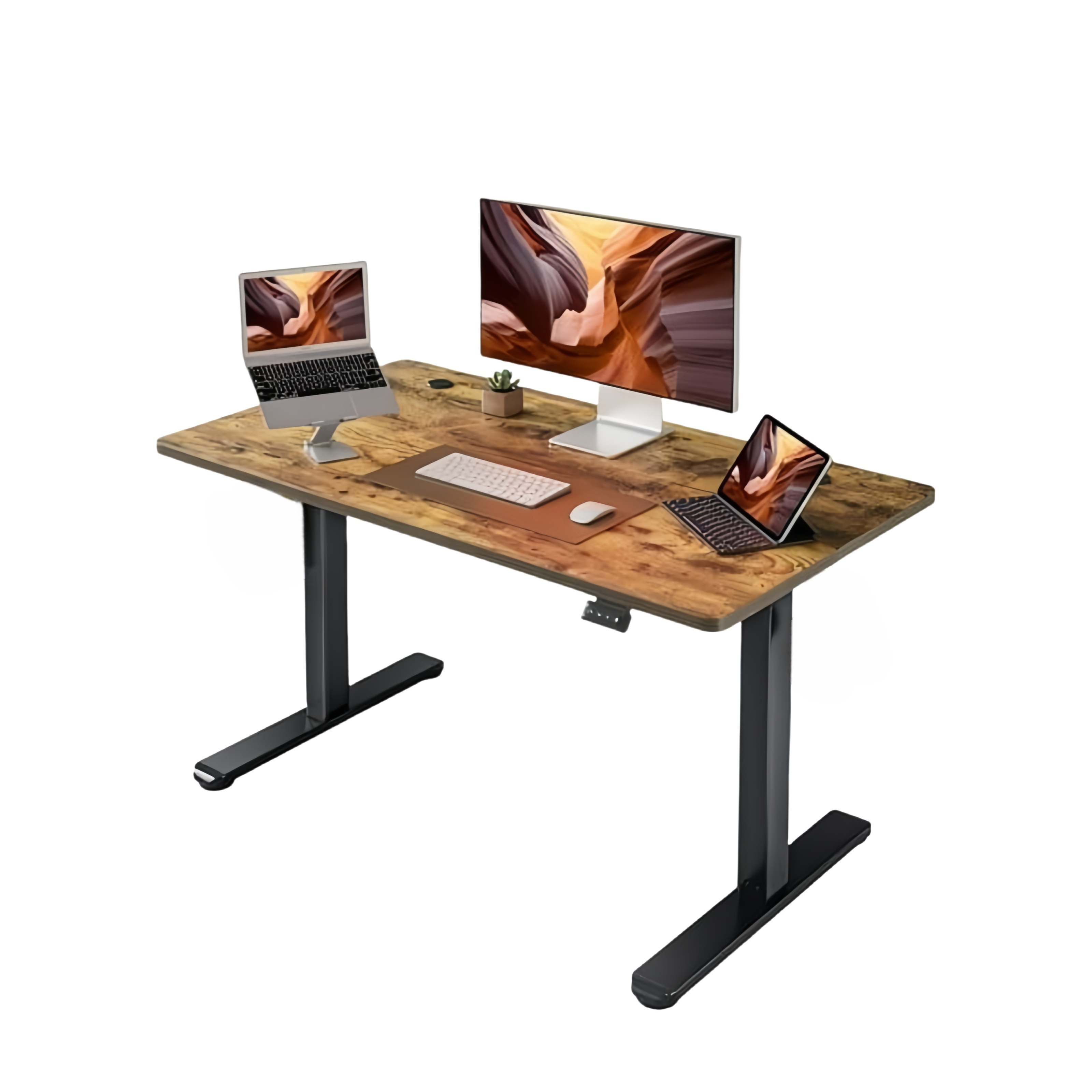 Рама для стола регулируемая с выдвижным ящиком