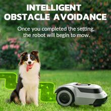Perimeter Wire Free Robotic Lawnmower for Small Yards up to 1000 Square