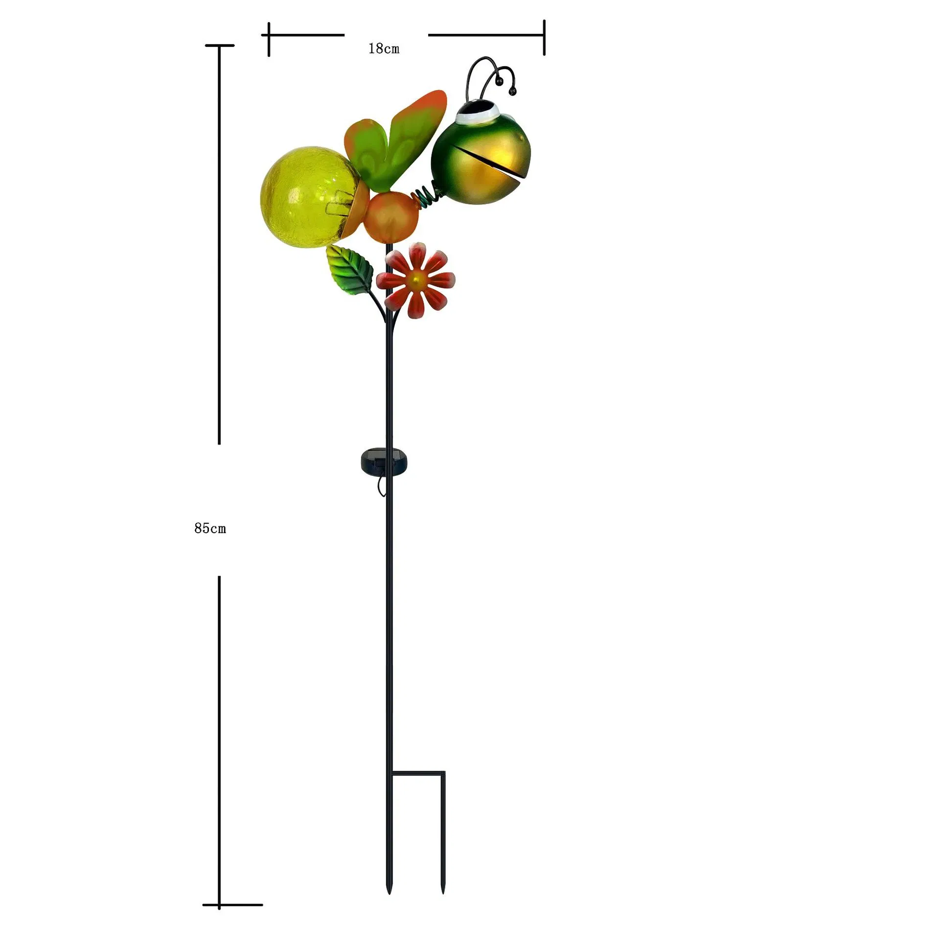 Solar Powered Decorative Lights Garden Bee Butterfly Stake for Pathway Yard Lawn Decoration Mothers Day Mom Gifts