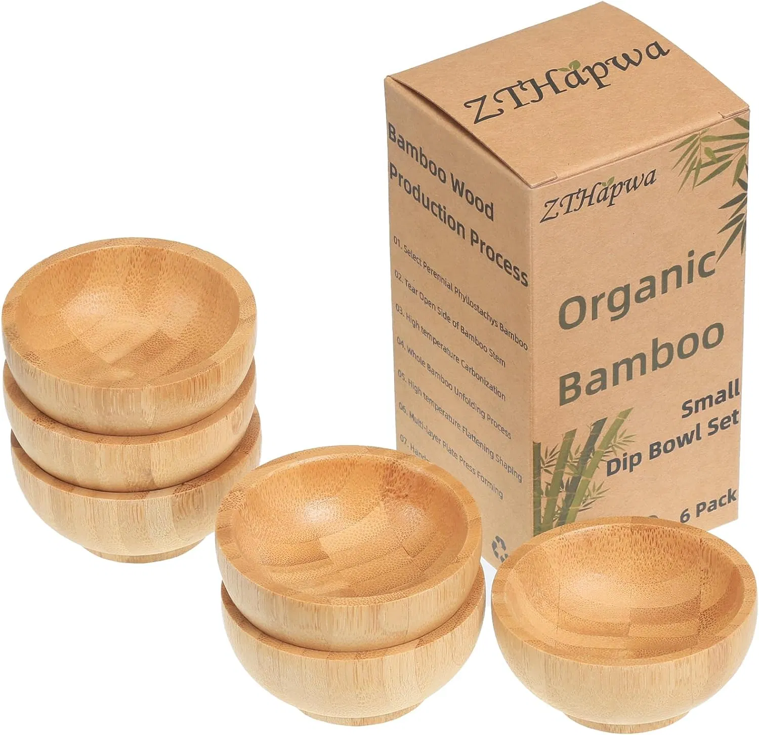 Bamboo Household Simple, Seasoning, Dipping Bowl