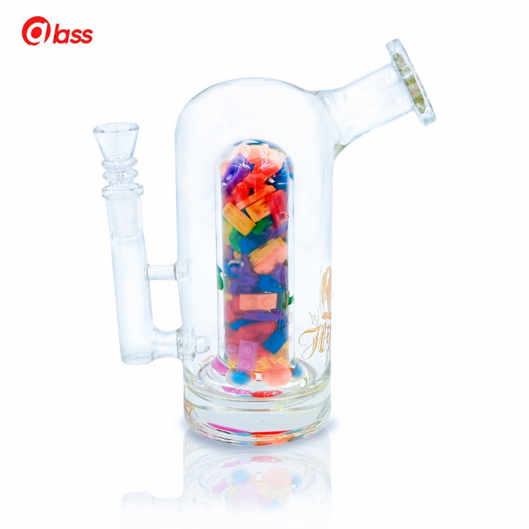 Wholesales 8" Bubbler with Small Toy Theme Water Pipe