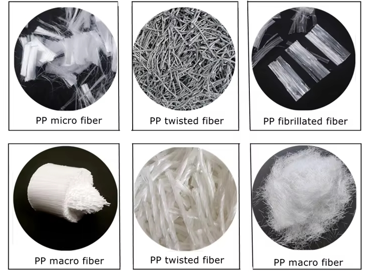 PP Micro Fiber for Natatorium and Swimming Pool Ground Anti-Cracking