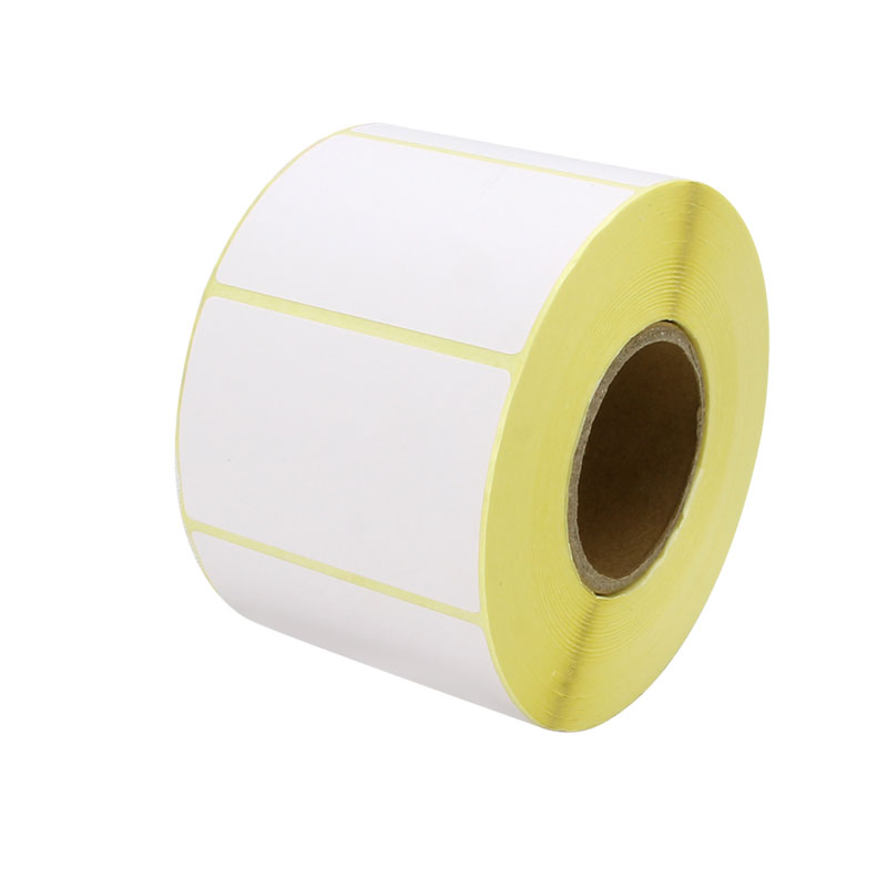 Adhesive Barcode Sticker Scale Label White Color Thermal Direct Zebra Printer Label