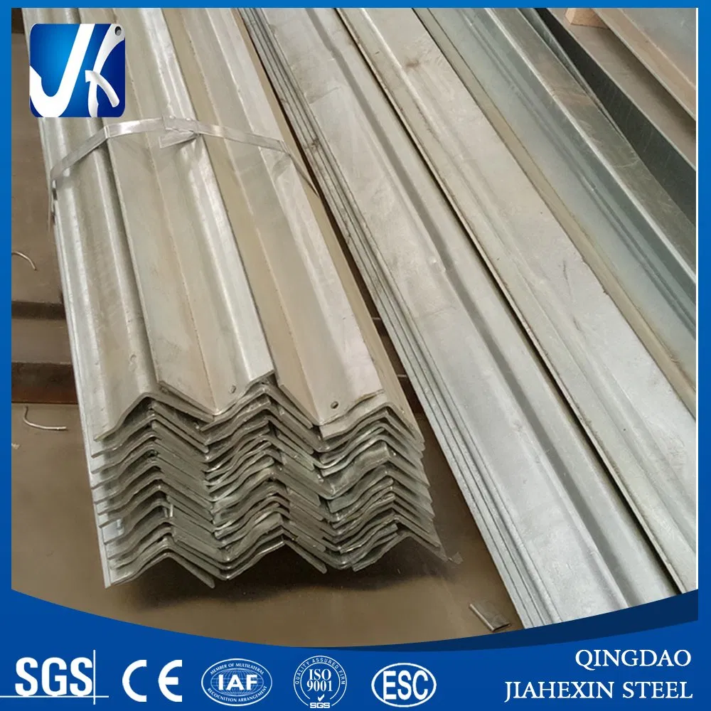 Steel Structure Parts Galvanized Steel Angle Steel for Q235orq345