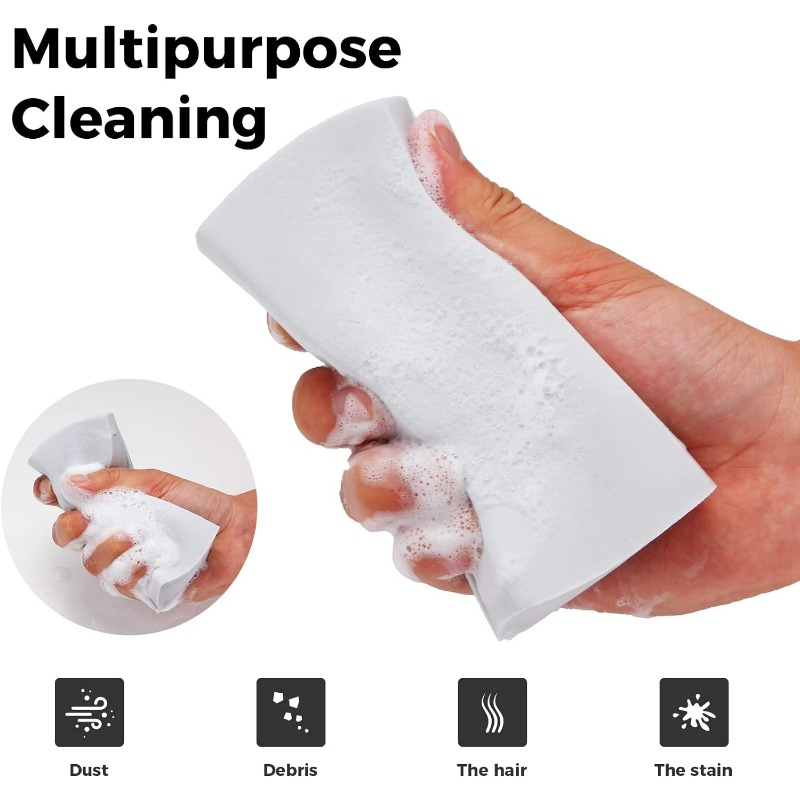 Promotional Factory Wholesale Multiple Repurchase Cheap PVA 4-Pack Damp Cleaning Sponge Duster