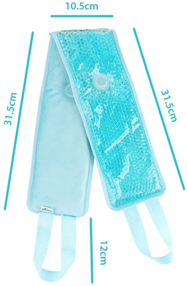 Neck Shoulder Pain Relief Gel Bead Hot Cold Ice Cooling Pack Wrap