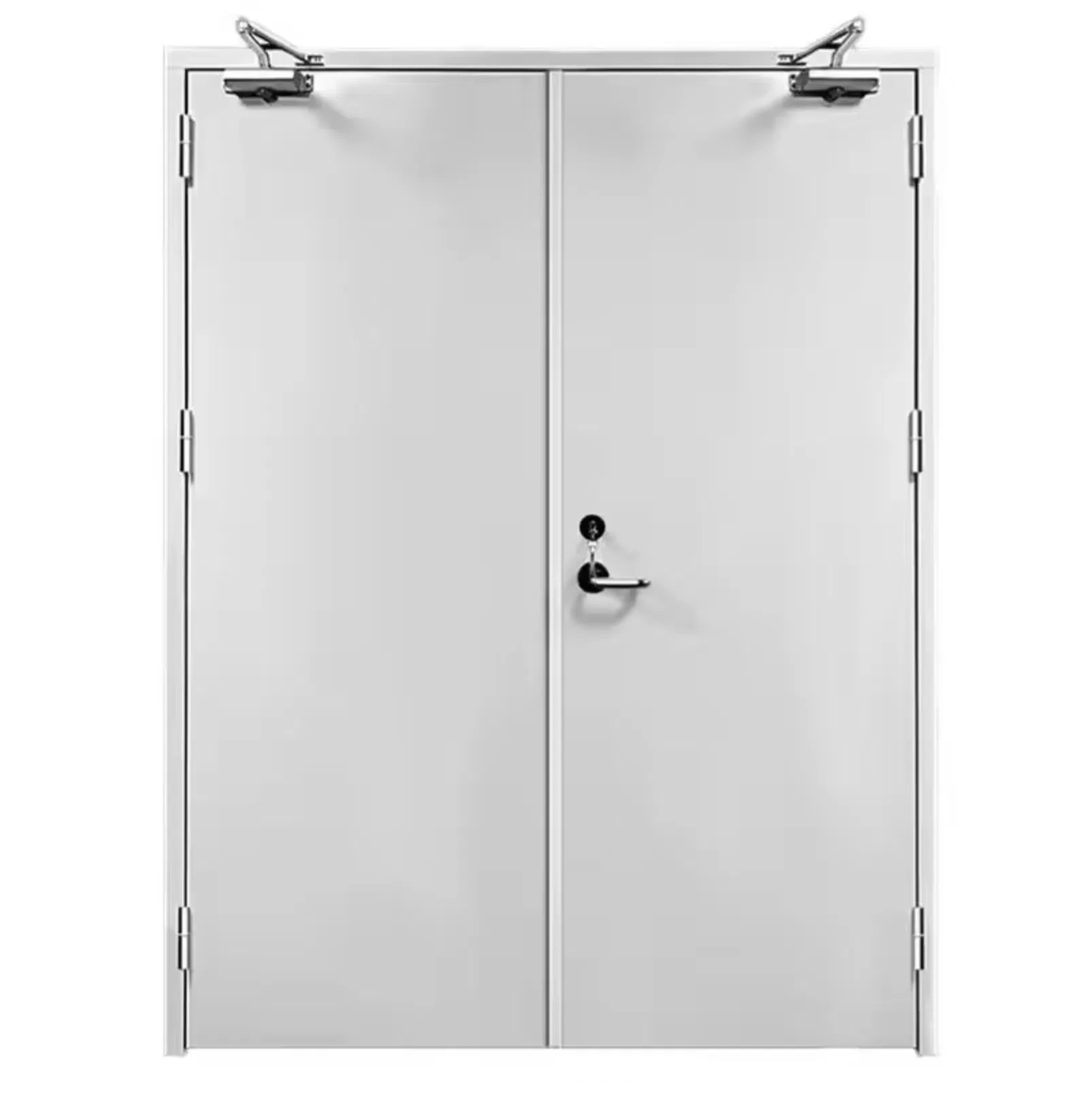 Emergency Modern Stainless Steel Swing Style Security Door with 20-180 Minute Fire Resistance for Hotels and Fire Exits
