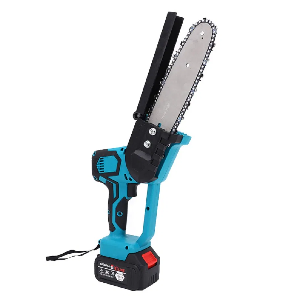 Portable Electric Chainsaw Rechargeable Cordless Wood Saw Handheld Wood Cutter Esg17702